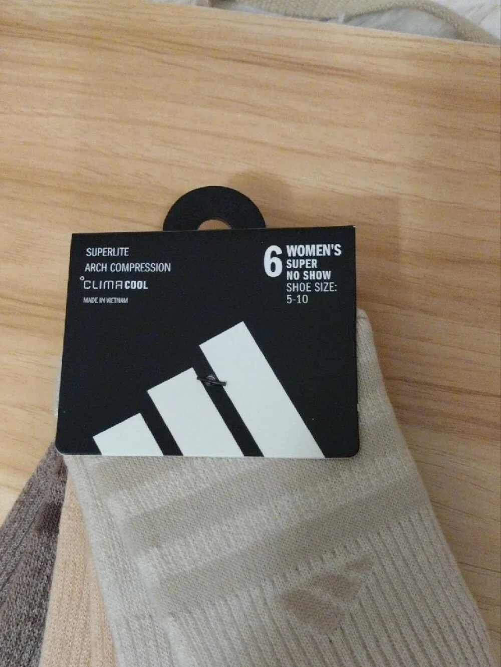 adidas Women's No-Show Athletic Socks - Taupe, Beige, Natural (6-Pack)